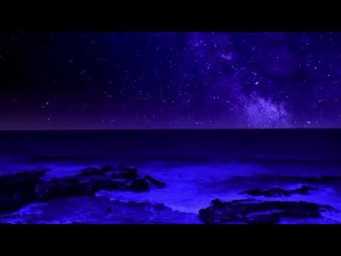 Fall Asleep with Powerful Waves at Night on the Beach । Ocean Sounds for Deep Sleeping । Dark Screen