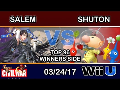 2GGC: Civil War - MVG | Salem (Bayonetta) Vs. Shuton (Olimar) Top 96 Winners Side