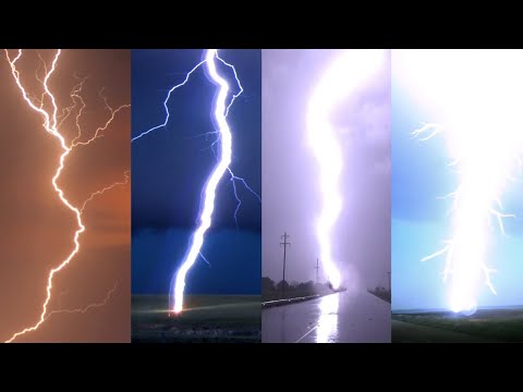STRANGE LIGHTNING STRIKES - Caught on Camera and explained