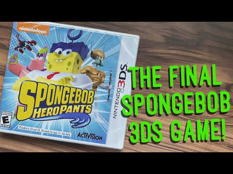 The Final SpongeBob Video Game Released for Nintendo 3DS: SpongeBob HeroPants! (Mail Day Video)