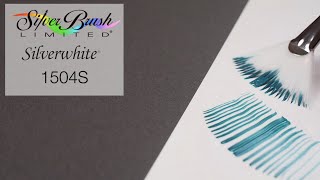 SILVER BRUSH SILVERWHITE FAN FÄCHERPINSEL KURZER STIEL SERIE 1504S
