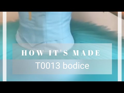 Adjustable bodice T 0013 - video 2