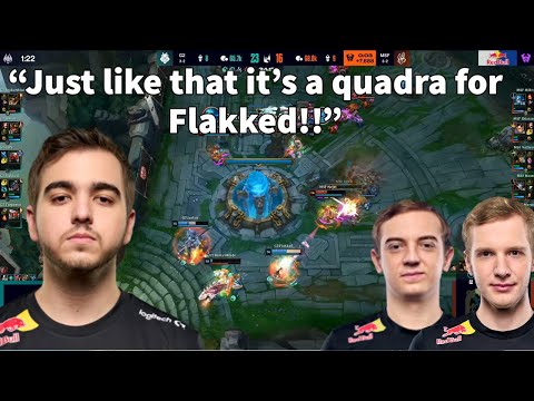 Flakked Gets The QUADRA KILL And Saves The Game For G2!!!