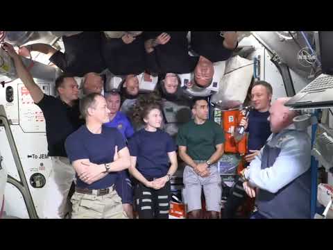 NASA / SpaceX Crew-3 farewell remarks and ISS Expedition 67 Change of Command ceremony