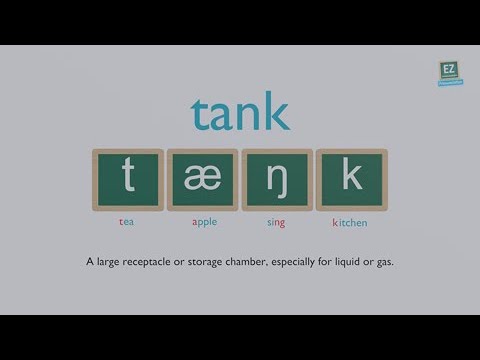 How to pronounce tank ?