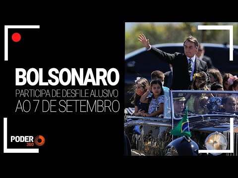 Ao vivo: Bolsonaro participa de desfile do 7 de Setembro