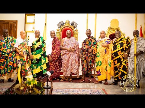 Accra Regional House of Chiefs, led by Oboade Notse Odaifio Welentsi III,paid a visit to Asantehene,