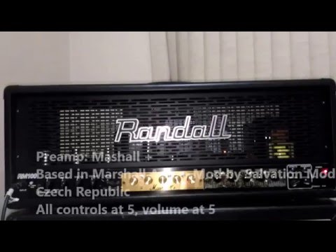Randall RM100 Demo - Jaded Faith, Salvation and Rockcity Mods