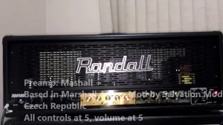 Randall RM100 Demo - Jaded Faith, Salvation and Rockcity Mods