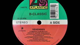 B Classic - Remember (Acoustic Guitar Version)