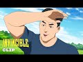 Superhero Training With Omni Man Invincible Prime Video