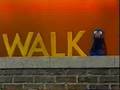 Sesame Street Grover Talks About The Word Walk