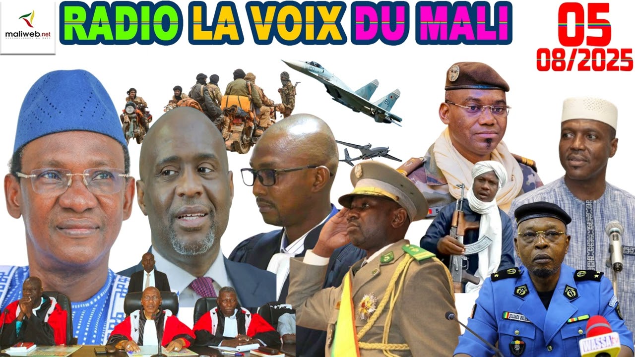 La Revue de Presse de la RADIO LA VOIX DU MALI du 05 Août 2025