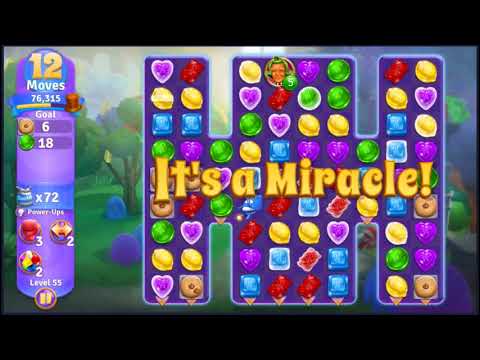 Willy Wonkas Sweet Adventure Level 55 - NO BOOSTERS 🍫 | SKILLGAMING ✔️