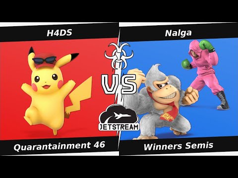 Quarantainment 46 Winners Semis - H4DS (Pikachu) Vs. Nalga (DK, Little Mac) Smash Ultimate - SSBU