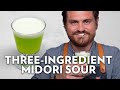 Three Ingredient Midori Sour