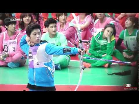 130128 MBC Idol Athletics Championship - Changjo of Teentop