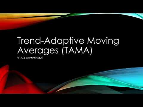 Video TAMA Trend Adaptive Moving Averages