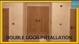 How To Install Internal Double Doors | @MrMacHowto
