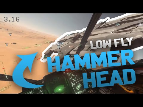 Low Flying Hammerhead! — Star Citizen 3.16 (Daymar)