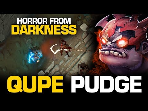 THE HORROR FROM DARKNESS - Qupe Pudge Roaming Mode DESTROYED Every Midlaner | Pudge Official