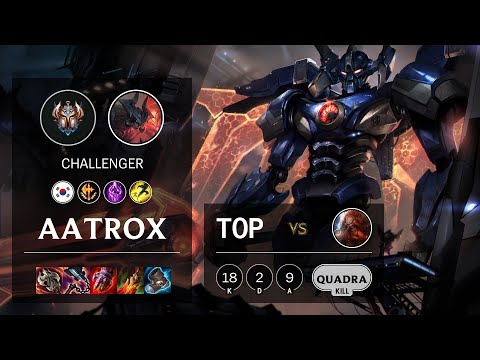 Aatrox Top vs Gragas - KR Challenger Patch 10.25b