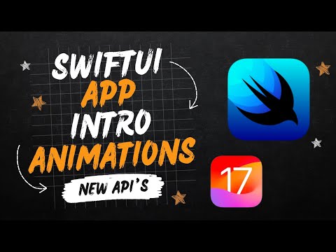 SwiftUI App Intro Animation's - iOS 17 - WWDC 2023 thumbnail