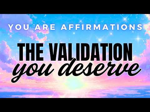 YOU ARE Affirmations for Confidence, Self Love, Wealth, Prosperity