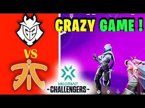 G2 vs Fnatic INCREDIBLE CRAZY GAME ! VCT Stage 3 Challengers Highlights