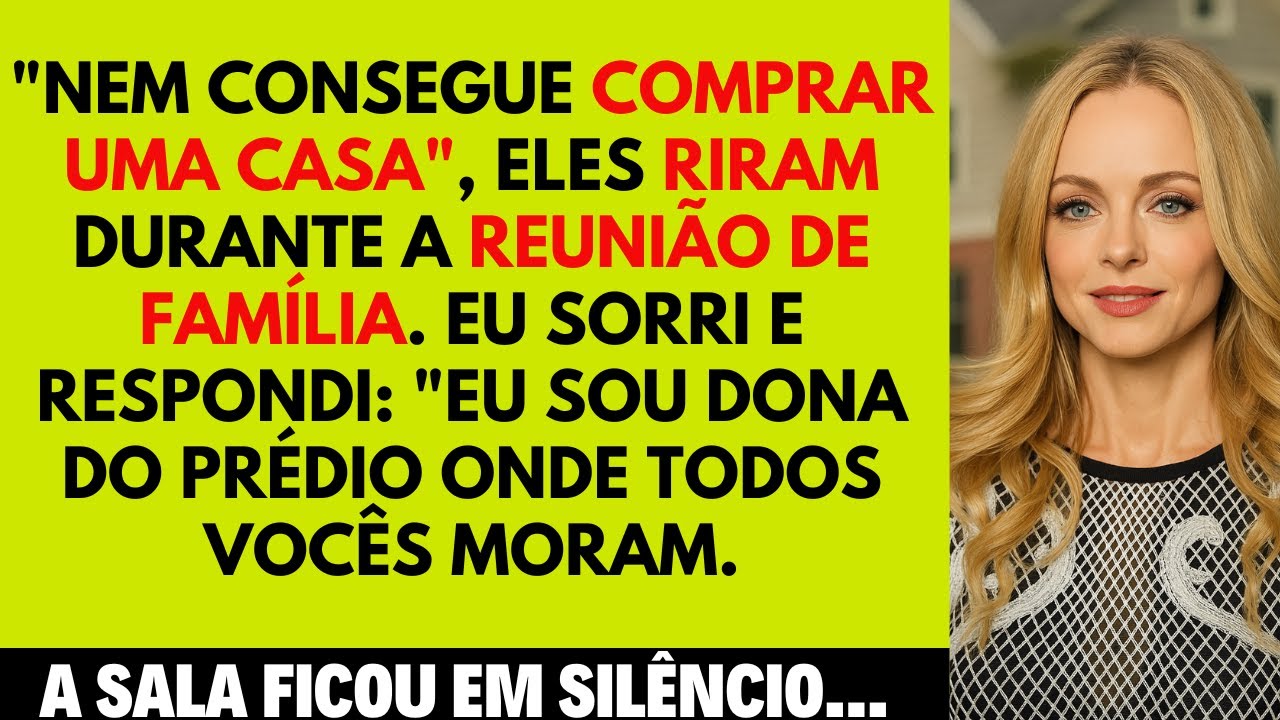 At the family reunion, they called me "poor" — then I showed them the property contract.