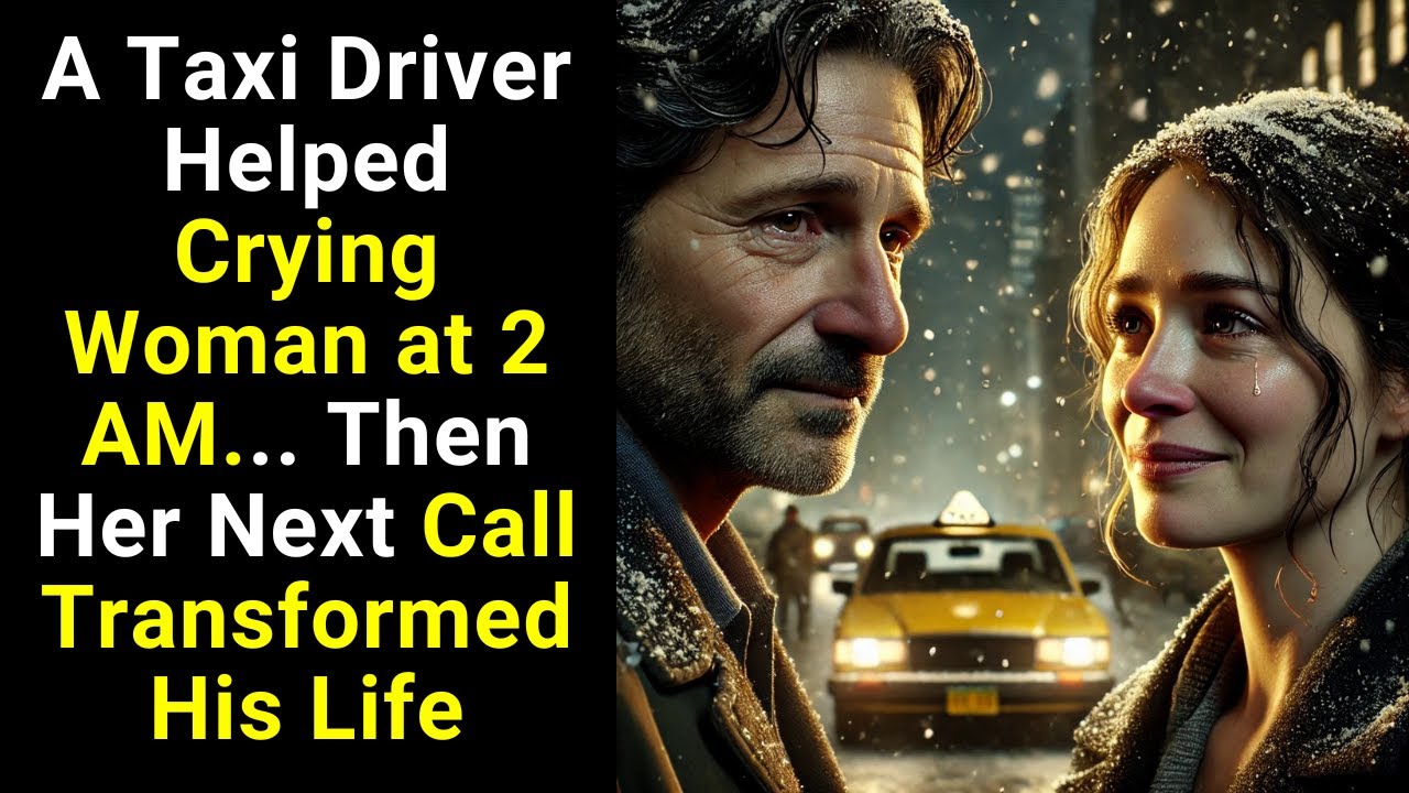 A Taxi Driver Helped Crying Woman at 2 AM... Then Her Next Call Transformed His Entire Existence