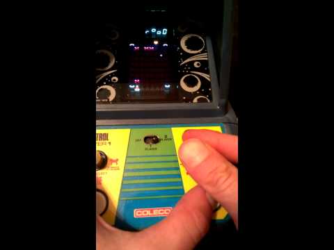 Vintage 1981 Coleco Galaxian Table top Arcade Game Play