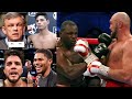 FIGHTERS & CELEBRITIES REACTION TO TYSON FURY KNOCKING OUT DILLIAN WHYTE VIA UPPERCUT FROM HELL!