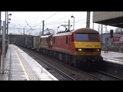 Earlestown & Warrington Bank Quay - Loco-Hauled and Freight, 20/02/20