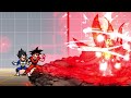 Goku Vegeta Potara Mode Vs Naruto Baryon Mode Fusion Vs Chakra Power Academy MUGEN IKEMEN