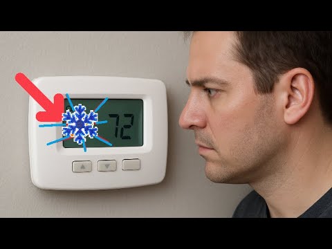 Luxpro Thermostat Blinking Snowflake