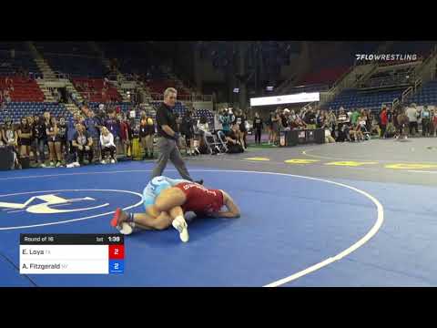 122 Lbs Round Of 16 - Emily Loya, Texas Vs Ally Fitzgerald, New York 56fb