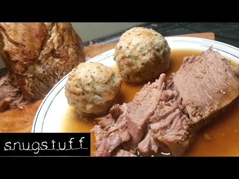 Bayrischer Schweinebraten mit dunkler Soße , Rezept // Episode 0043