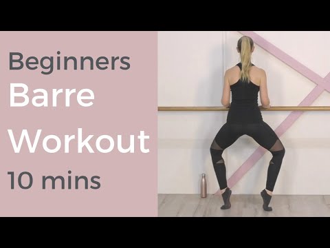 Barre-Workout für Anfänger | 10 Minuten | Ganzkörper, geringe Belastung | Straffe Beine und Obers...