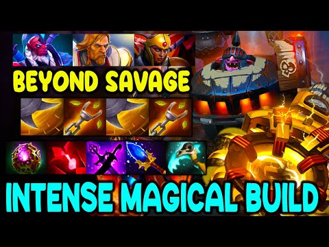 INTENSE MAGICAL BUILD TIMBERSAW - BEYOND SAVAGE - FULL TEAM FIGHT - DOTA 2 GAMEPLAY