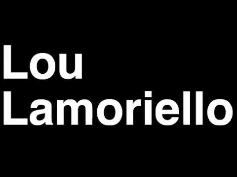 How to Pronounce Lou Lamoriello New Jersey Devils NHL Hockey GM General Manager Interview Fired