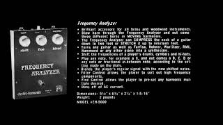 Video thumbnail for Frequency Analyzer. Electro Harmonix Demonstration Record, 1977 by Adrian Täckman