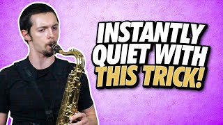 How to PRACTICE Saxophone QUIETLY!