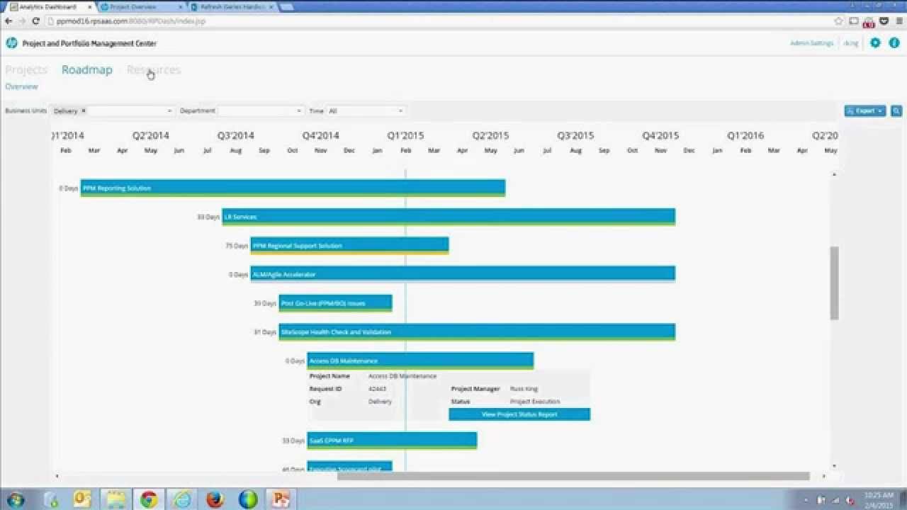Project Portfolio Roadmap