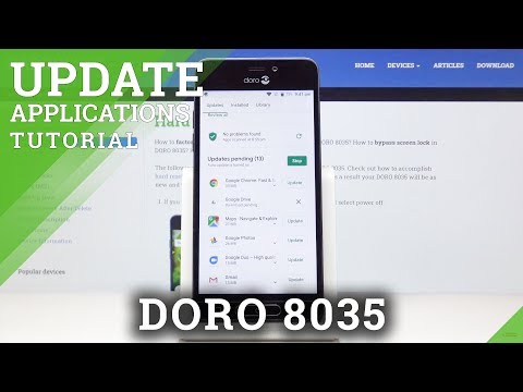 How to Update Apps in DORO 8035 – Apps Actualizations