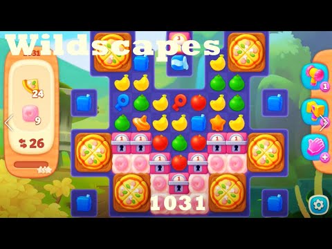 Wildscapes Level 1031  HD Walkthrough | Gameplay | 3 - match game | ios | android | pc | app