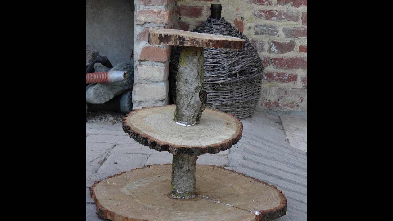 DIY Alzata a 3 piani in legno (vassoio per pasticcini)