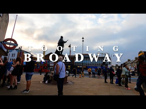 Tooting Broadway and Tooting Bec via Mitcham street and the High street