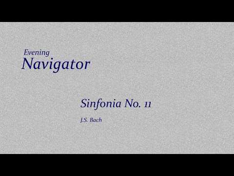 Sinfonia 11 composed by J.S. Bach.  Performed by Evening Navigator.