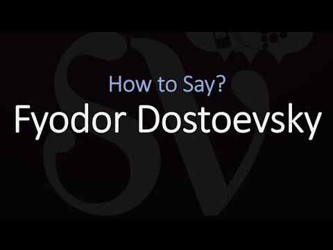 How to Pronounce Fyodor Dostoevsky? (CORRECTLY)